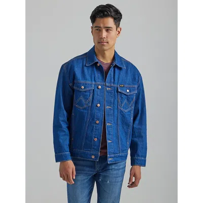Wrangler Men's Heritage Anti-fit Jacket In  Blue