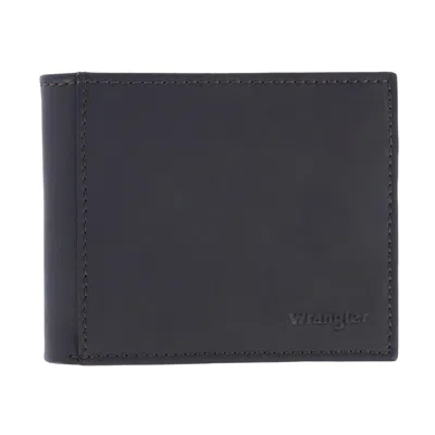 Wrangler Men's Leather Bifold Wallet In Brown