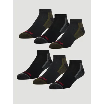 Wrangler Men's Low Cut Sock (6-pack) In Black