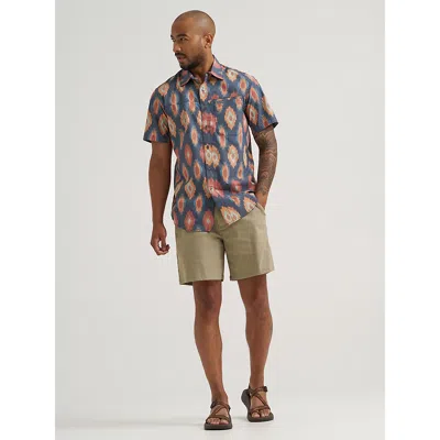 Wrangler Men's Outdoor Casual Chino Short In Laurel Oak In Brown