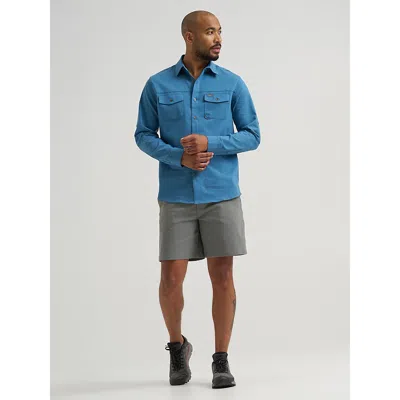 Wrangler Men's Outdoor Casual Chino Short In Sedona In Blue
