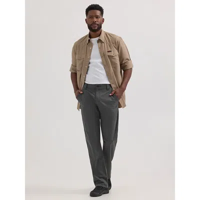 Wrangler Men's Outdoor Chino Pant In Dark Shadow In Gray