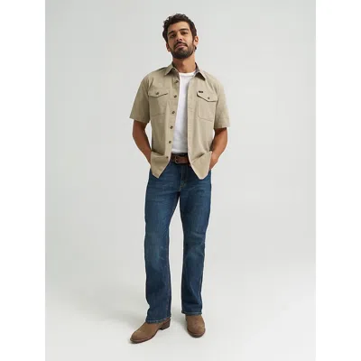 Wrangler Men's Peak Comfort Bootcut Jean In Calaboose In Brown