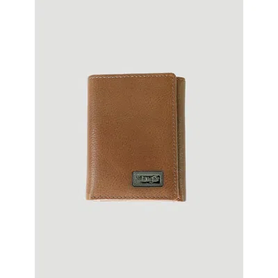 Wrangler Men's Pebble Leather Wallet In Brown