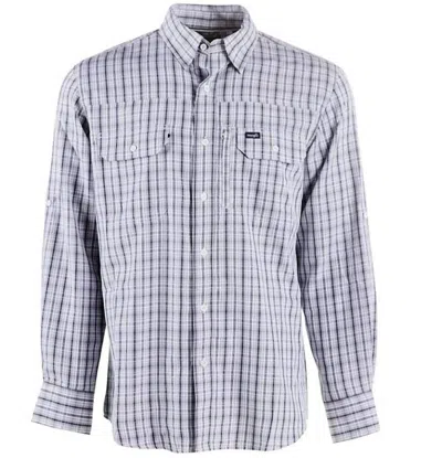 Wrangler Men's Performance Vented Shirt In Navy/white In Multi