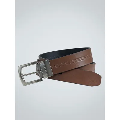 Wrangler Men's Reversible Stitch Belt In Brown
