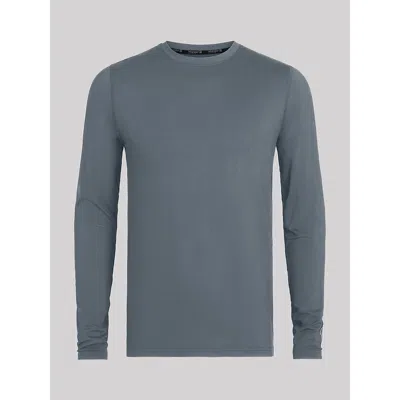 Wrangler Men's Riggs® Brushed Jersey Thermal T-shirt In Charcoal In Gray