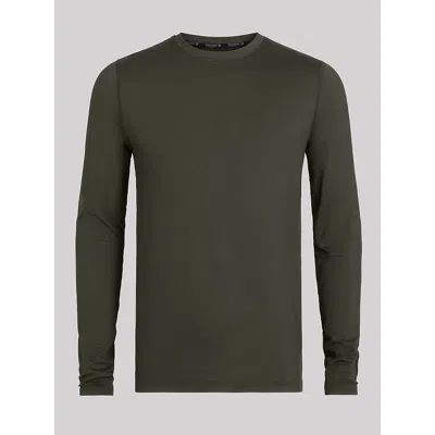 Wrangler Men's Riggs® Brushed Jersey Thermal T-shirt In Military Green