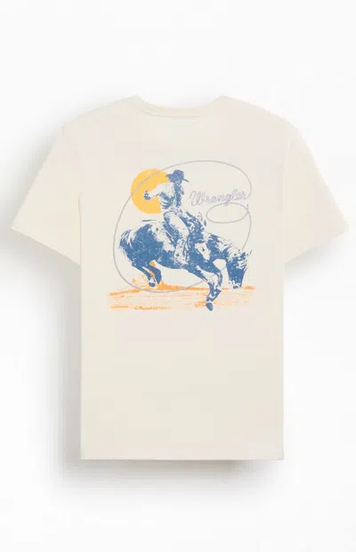 Wrangler Men's Ropin' Cowboy T-shirt In White