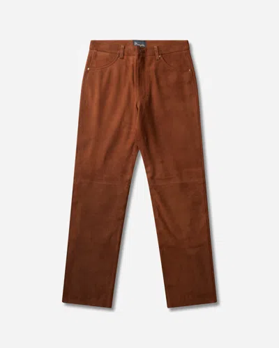 Wrangler Men S Blue Bell 13mwz Original Cowboy Cut Pants Cherry Mahogany In Brown