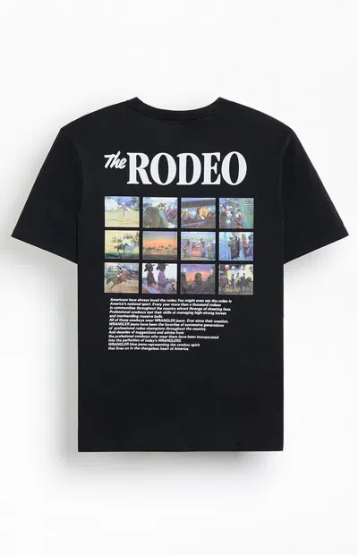 Wrangler Men's The Rodeo Pocket T-shirt In Black In Multi