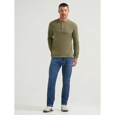 Wrangler Men's Unlimited Comfort Flex Waist Tapered Jean In Linden In Blue