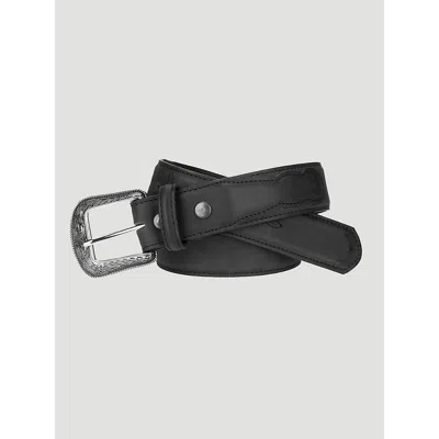 Wrangler Men's Western Billet Belt In Black