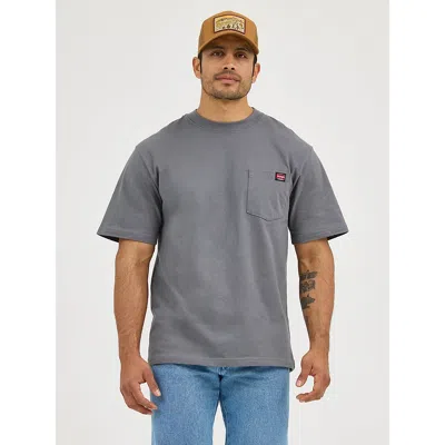 Wrangler Men's Workwear Pocket T-shirt In Charcoal In Gray