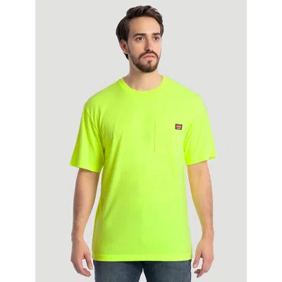 Wrangler Men's Workwear Pocket T-shirt In Yellow