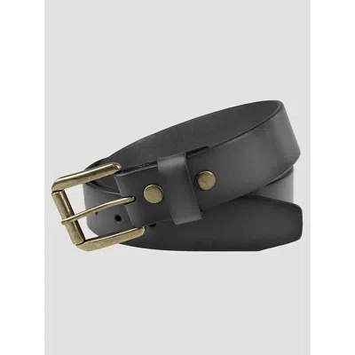 Wrangler Men's ® Burnished Leather Belt In Black