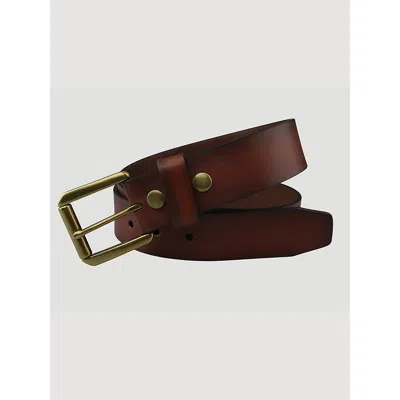 Wrangler Men's ® Burnished Leather Belt In Brown