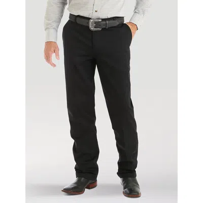 Wrangler Men's  Casuals® Flat Front Relaxed Fit Pants In Black