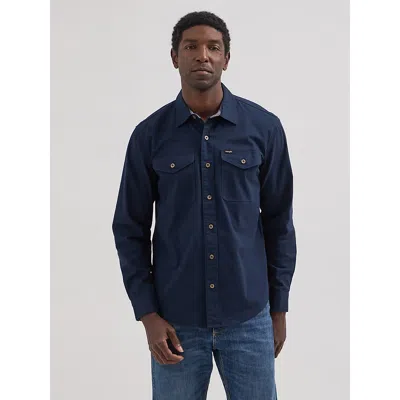 Wrangler Men's ® Epic Soft™ Stretch Twill Shirt In Dark Sapphire In Blue