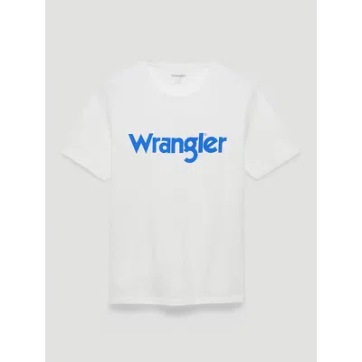 Wrangler Men's  Kabel Logo T-shirt In Bright White