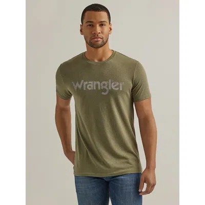 Wrangler Men's  Kabel Logo T-shirt In Sage In Green