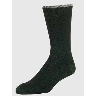 Wrangler Men's  Mid-weight Crew Work Socks (3-pack) In Forest In Green