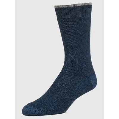 Wrangler Men's  Mid-weight Crew Work Socks (3-pack) In Navy In Blue