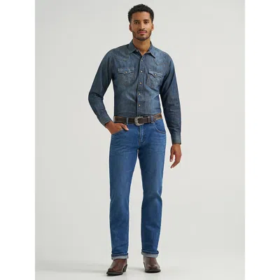 Wrangler Men's  Retro® Selvedge Slim Fit Straight Leg Jean In Retro Blue