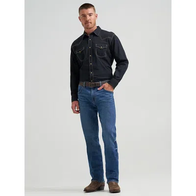 Wrangler Men's  Retro® Slim Fit Straight Leg Jean In Alby In Blue