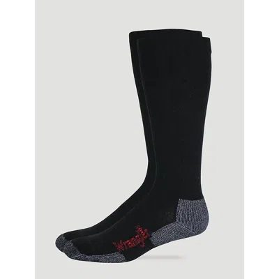 Wrangler Men's ® Western Merino Wool Boot Socks In Black