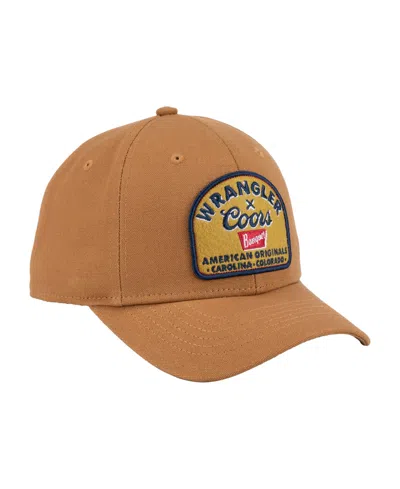 Wrangler Men's X Coors Embroidered Felt Patch Baseball Cap In Brown