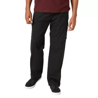 Wrangler Mens Relaxed Fit Cargo Pant In Black