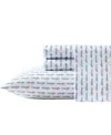 Wrangler Closeout!  Microfiber 4-pc. Sheet Set, Queen In Stamped Logo