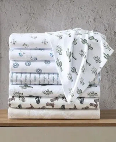Wrangler Microfiber Printed Sheet Set In Multi