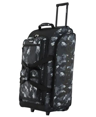 Wrangler Multi-pocket Large Upright Rolling Duffel In Digital Camo