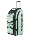 Wrangler Multi-pocket Large Upright Rolling Duffel In Seafoam