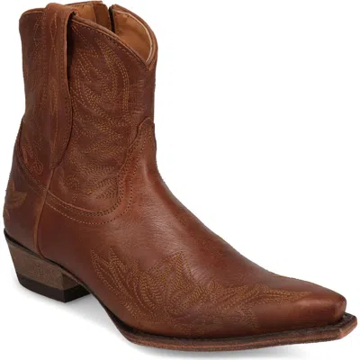 Wrangler Myrtle Snip Toe Bootie In Brown
