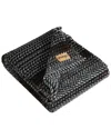 Wrangler Nash Stripe Ultra Soft Plush Fleece Reversible Throw Blanket