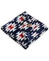 Wrangler Navajo Ultra Soft Plush Fleece Reversible Throw Bl