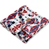Wrangler Nolan Ultra Soft Plush Fleece Reversible Throw Bla In Multi