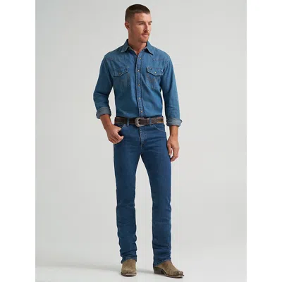 Wrangler Premium Performance Cowboy Cut® Advanced Comfort Wicking Slim Fit Jean In Stone In Blue