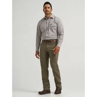 Wrangler Premium Performance Tough Comfort Cowboy Cut® Regular Fit Canvas Jean In Sea Turtle In Green