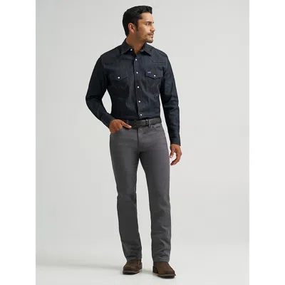 Wrangler Premium Performance Tough Comfort Cowboy Cut® Slim Fit Canvas Jean In Grey In Gray