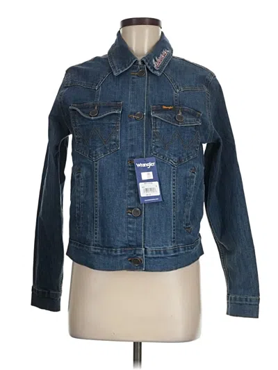 Pre-owned Wrangler Retro Denim Jacket In Blue