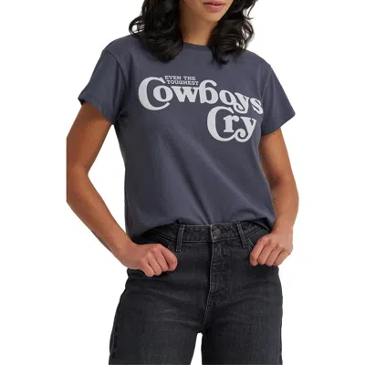 Wrangler Retro Graphic T-shirt In Ombre Blue