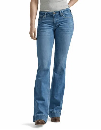 Wrangler Retro Mae Mid Rise Trouser Jean In Eva In Multi
