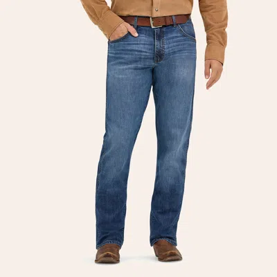 Wrangler Retro Men's Medium Wash Slim Fit Bootcut Jeans In Blue