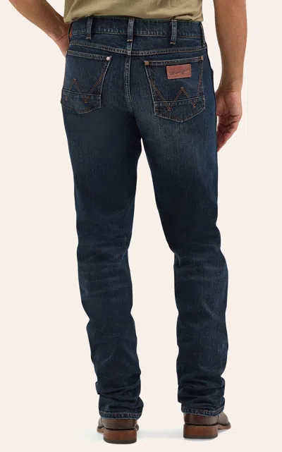 Wrangler 's Retro Men's Tilden Dark Wash Slim Fit Straight Leg Jeans In Blue