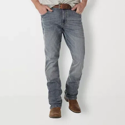 Wrangler Retro Mens Slim Fit Bootcut Jean In Gray