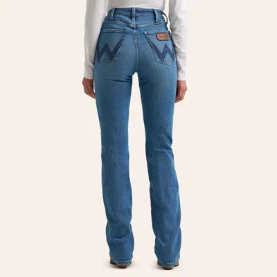 Wrangler Retro Women's Bailey Liberty Medium Wash Bootcut Jeans In Blue